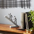 thumbnail image 2 of 8" x 14" Black Polystone People Sculpture with Stairs, by DecMode, 2 of 10