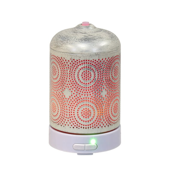 Aromar 100 mL Ultrasonic Metal Infinity Essential Oil and Scented Oil Diffuser
