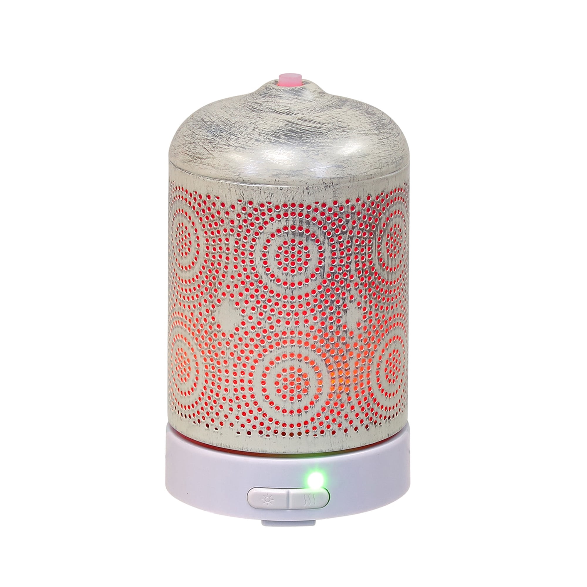 Aromar 100 mL Ultrasonic Metal Infinity Essential Oil and Scented Oil Diffuser