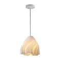 thumbnail image 4 of White Irregular Pendant Ceiling Lighting Hanging Unique Wave Design Ceiling Chandelier for Bedroom Kitchen Living Room C, 4 of 5