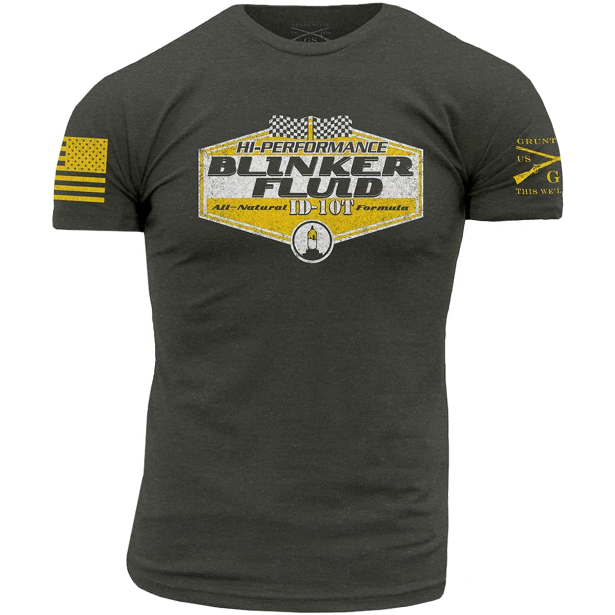 Grunt Style Blinker Fluid TShirt 3XL Charcoal
