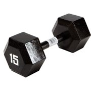 Marcy ECO Black Iron Hex Dumbbell