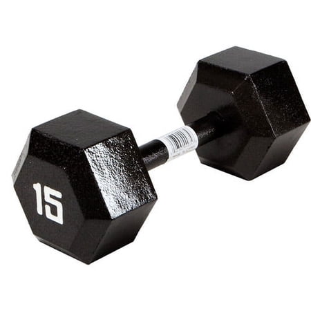 Marcy ECO Black Iron Hex Dumbbell