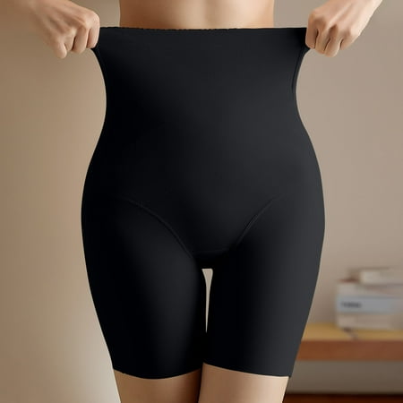 Womens Underwear Ribbed Invisible Panties Full Coverage Underwear Underpants Cotton High Waist Body Shaper Briefs High Waisted Seamless Thongs Plus Size V-Waist Shorts My Orders