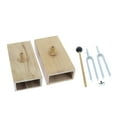 thumbnail image 1 of 2pcs Physique Acoustique Expérience Instrument Résonance Diapason, 1 of 8