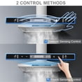 thumbnail image 4 of Campana extractora de pared SNDOAS de 30 cm con control táctil de acero inoxidable, 4 of 8
