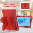thumbnail image 5 of Butterfly Kids Case for Samsung Galaxy Tab S9 FE 5G 10.9"/ S9/ S8/ S7 11", Galaxy Tab A9+ Plus Case, Soft EVA Rotating Stand Lightweight Shockprof Kids Friendly Case Cover,Red, 5 of 6