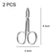 thumbnail image 2 of Pinzas de tijeras para cejas, pinzas para cejas con mango de tijeras, pinzas para desplumar el cabello, 2 of 5