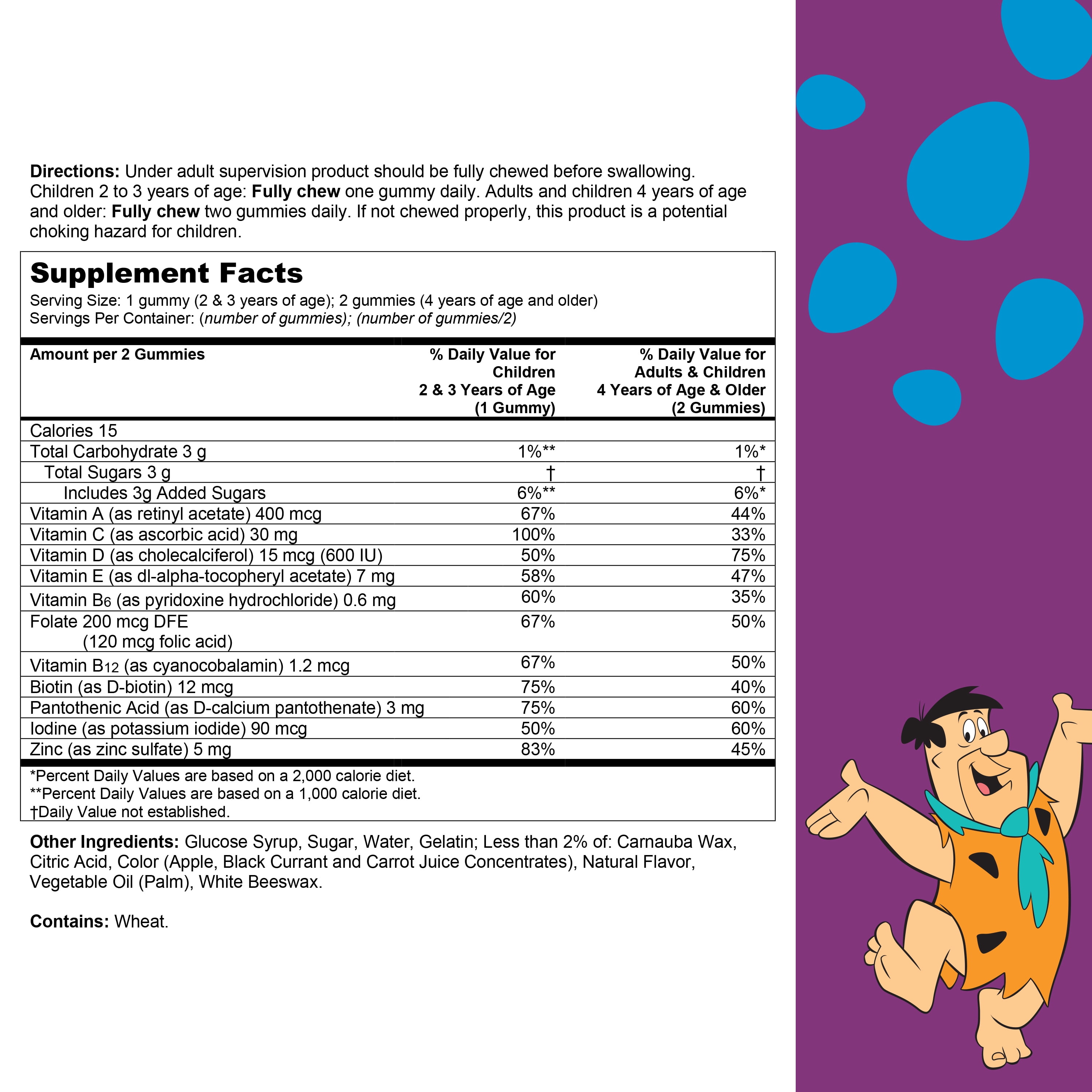 Flintstones, Kids Vitamins Gummies, 70 Count, Assorted Flavors