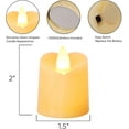 thumbnail image 3 of Merrynights Heart-Shaped Flameless Candles, Soft White, 24 Count, 3 of 6