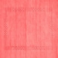 thumbnail image 1 of Ahgly Company Indoor Square Abstract Red Contemporary Area Rugs, 7' Square, 1 of 4