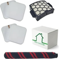 2 1 Filter Kit Soft Brushroll Compatible with Shark Rotator Pet Lift-Away ADV Upright Vacuum with DuoClean PowerFins HairPro and Odor Neutralizer Technology LA700 LA702. XFFK320 XHF320 1539FC3000