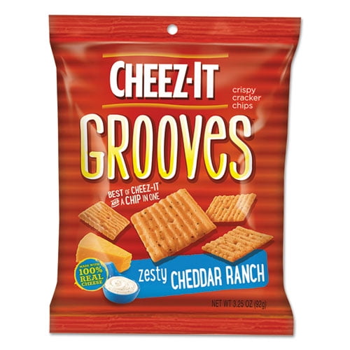 Kellogg's Cheez It Crackers Grooves Cheddar Ranch 3.25oz