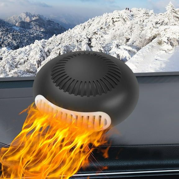 VBODN Space Heater,Car Heater with Heating and Fan Modes Electric Heater,Battery Powered Heater,for Car Indoor Home Dorm Office