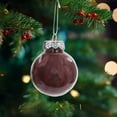thumbnail image 5 of FastXmas 2.4 Inch Shatterproof Transparent Plastic Christmas Tree Balls Ornaments Set, Decorative Hanging Clear Xmas Baubles with Stuffed Delicate Christmas Tree Decorations for Home Holiday Wedding, 5 of 6