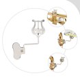 thumbnail image 3 of Weiweiguan 1pc Universal Orchestral Instruments Score Rack Portable Music Note Clip (Silver), 3 of 7