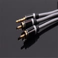thumbnail image 2 of Cable adaptador de sonido auxiliar estéreo de 3,5 mm a 2 RCA Perfecl para reproductores de MP3 2 metros Gris, 2 of 7