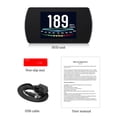 thumbnail image 2 of Car TFT LCD Display OBD2 HUD Head-up Display Speedometer MPH Fuel Consumption Alarm -, 2 of 4