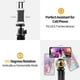 thumbnail image 5 of Sensyne Phone Tripod, Flexible Cell Phone Tripod with Phone Holder and Wireless Remote, Mini Travel Tripod Stand, Compatible with All Cell Phones, Cameras, 5 of 5