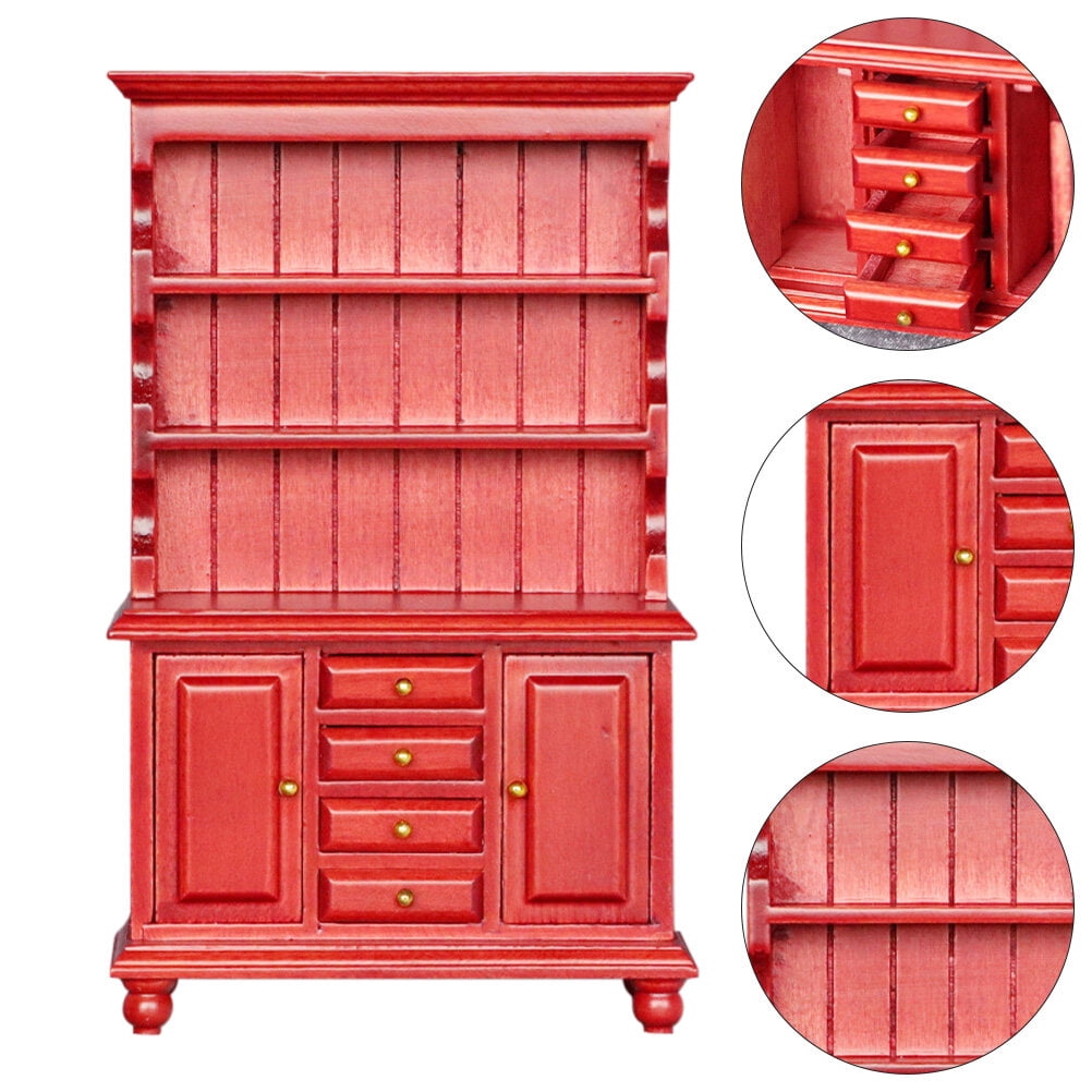 Mini vertical bookcase 1pc Creative Mini Vertical Bookcase Doll House