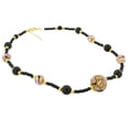 thumbnail image 2 of GlassOfVenice Antique Venetian Beads Murano Glass Necklace - Black, 2 of 7