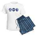 thumbnail image 5 of CafePress - Peace Love Golf Women's Light Pajamas - Women's Short Sleeve Print T-Shirt and Pants Light Cotton Pajama Set, 5 of 7