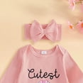 thumbnail image 4 of CAUYDY Boy Loungewear for Infant Preemie Long Sleeved Bodysuit for Girl Newborn Romper 0 3 6 9 Months 1T 2T Fall Winter Baby Sleepers Sizes NewBorn,Pink, 4 of 6