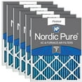 thumbnail image 2 of Nordic Pure 14x14x1 MERV 7 Pleated AC Furnace Air Filters 6 Pack, 2 of 5