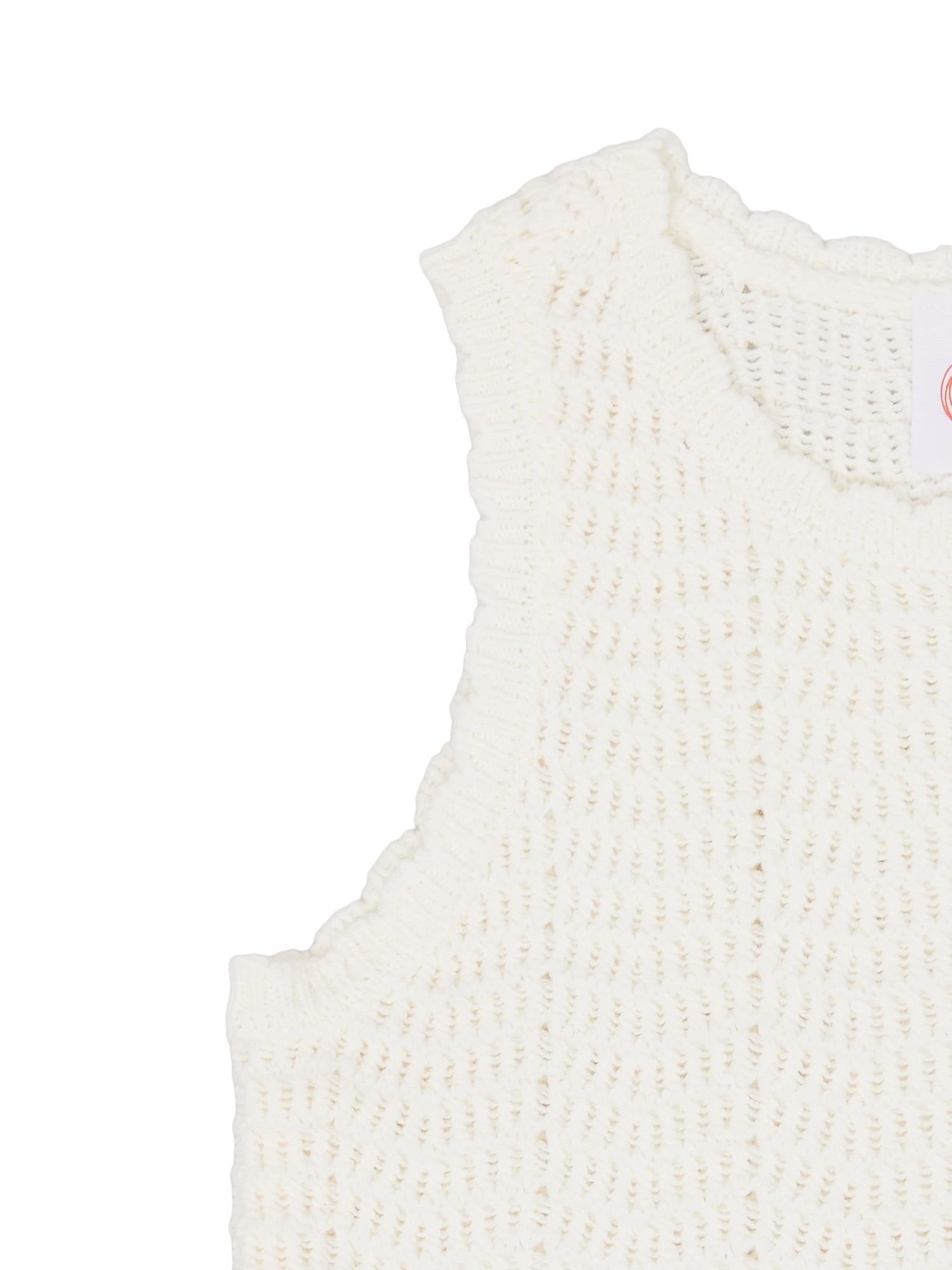 Wonder Nation Girls Crochet Sweater Tank, Sizes 4-18 & Plus