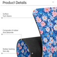 thumbnail image 4 of Yayeee Faucet Mat for Kitchen Sink 14.7" Diatomite Long Splash Guard Pad, Blue Daisy, 4 of 7