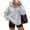 Gray #024, variant on Womens Oversized Quarter Zip Hoodies,Comfy Long Sleeve Sweatshirts,Casual Loose Fit Fall Fashion Clothes For Daily,Workout & Travel 3XL
