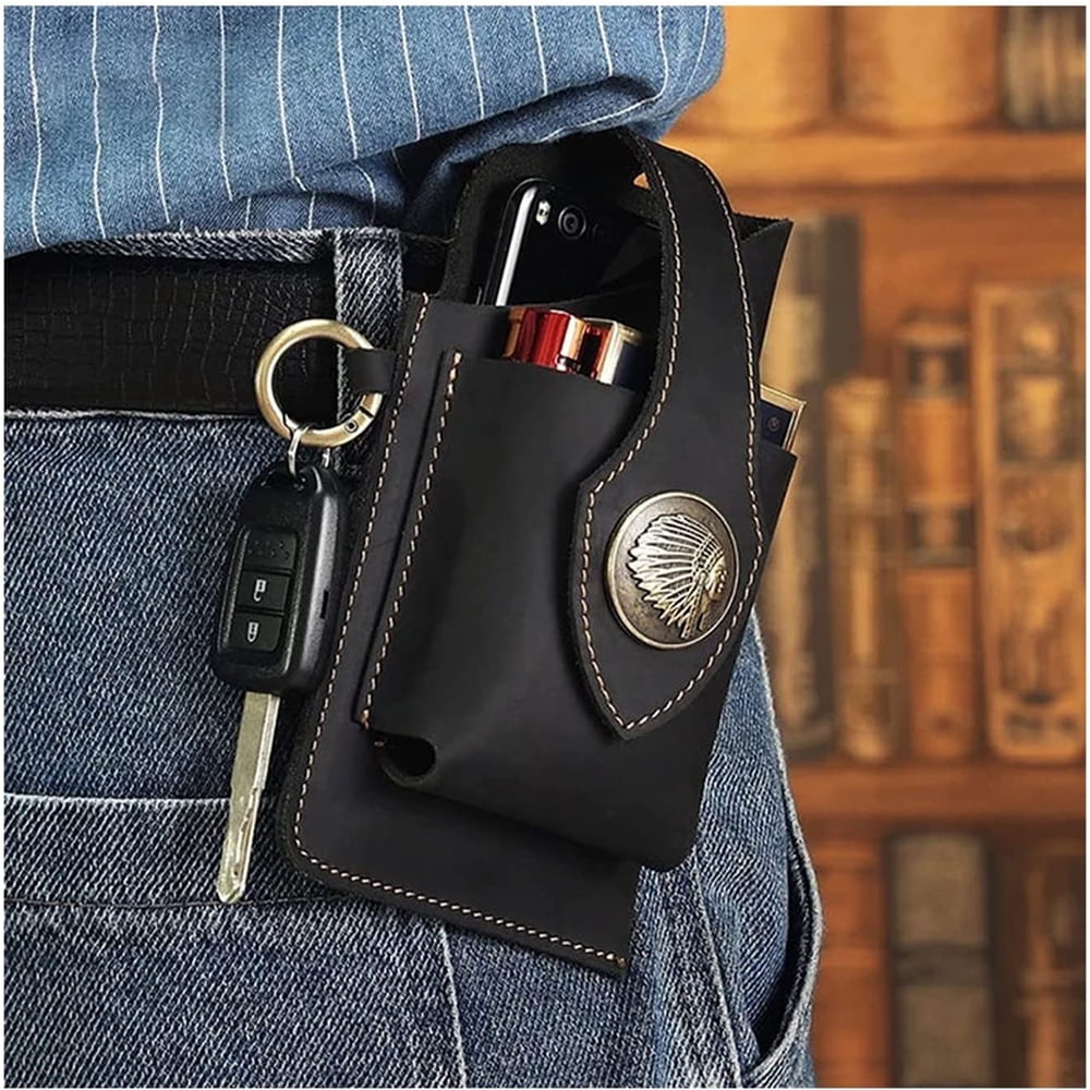 Men Purse Crossbody Bag Leather Holster Case with Belt Clip Cell Phone  Pouch for iPhone Xs Max Holst…See more Men Purse Crossbody Bag Leather  Holster