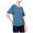 Blue - chambrayblue, variant on I-N-C Womens Ruffle Sleeve Pullover Blouse, Pink, XX-Large