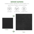 thumbnail image 4 of 50pcs Black Wood Pulp Napkins for Home Parties and Festivals Lightweight Portable Serviettes, 4 of 6