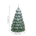 thumbnail image 3 of YujiCraft Mini Christmas Tree Night Light Plug-in Warm White Bedside Lamp for Bedroom Desk Holiday Decor,green, 3 of 7