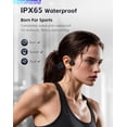 thumbnail image 6 of Bone Conduction Headphones, Open-Ear HiFi Dual Stereo Bluetooth Earbuds with Mic, Wireless Earphones Noise Cancelling, 18H Playtime, Lightweight Sport Headphones for Running Cycling Workouts, 6 of 8