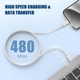 thumbnail image 5 of USB C to C Charging Cable 10ft,60W Fast Type C to C Charger Cord Compatible with iPhone 16 Pro Max/15 Plus/15 Pro Max, MacBook Pro 2021/2020/2019,iPad Mini/Air/Galaxy S23+/S23 Ultra, 5 of 7