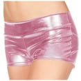 thumbnail image 1 of PMUYBHF Metallic Rave Booty Dance Shorts Imitation Light Women Short Underwear 11833 M, 1 of 4