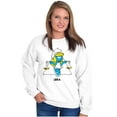 thumbnail image 3 of Smurfette Libra Scales Zodiac Sign Sweatshirt for Men or Women Brisco Brands S, 3 of 6
