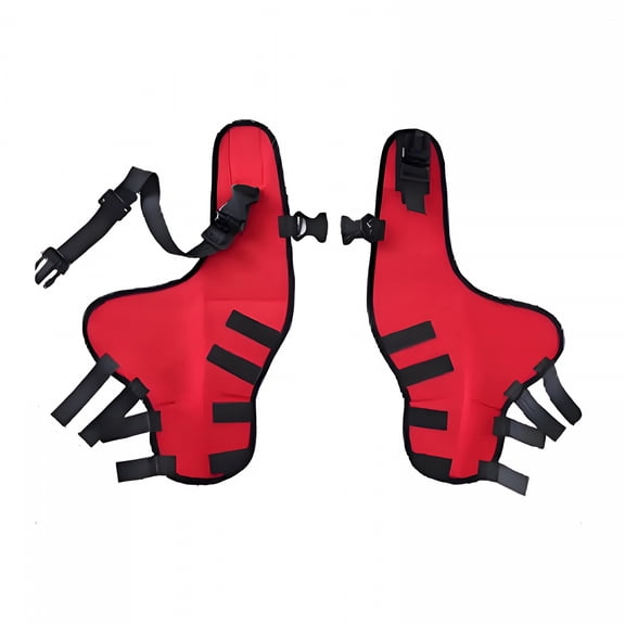 TELOLY Dog Knee Brace for Torn Acl Hind Leg Adjustable Dual Back Leg Support for Luxating Patella Ligament Injuries Osteoarthritis