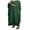Green, variant on Huonawei Women’s Apparel Ethnic Tribal Maxi Dress Abaya Robe Color Summer 2024 in , Dark