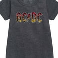 thumbnail image 2 of ACDC - Poster Texture - Toddler And Youth Girls Fleece Dress, 2 of 4