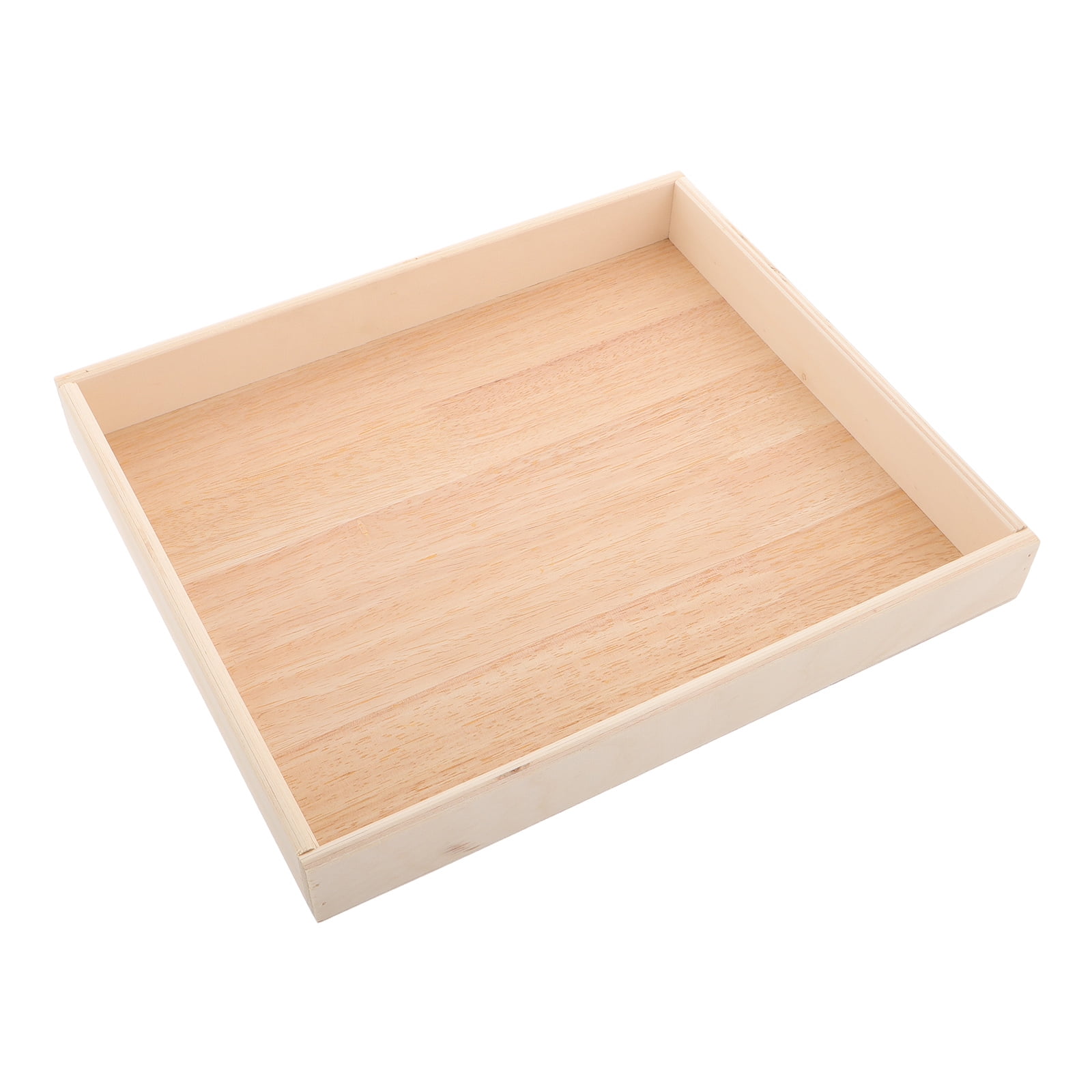 TOYANDONA Bandeja De Arena Para Niños | Arenero Portátil De Madera Beige Con Borde Anti Derrames – Juego Sensorial Para Interior Y Exterior