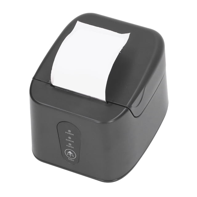POS Printer, 58mm USB Thermal Receipt Printer, Thermal Label Printer Cutter withHigh Speed Printing, Portable Practical Restaurant Kitchen Printer for Small Businesses