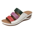 thumbnail image 5 of Mostsola Summer Dressy Sandals Women Fashion Wedges Shoes Platform Comfortable Orthotic Sandals, 5 of 9