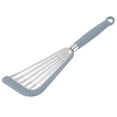 thumbnail image 4 of Spatule à Poisson en Silicone, Acier Inoxydable, Revêtement Antiadhésif, pour Frire, Steak, Œuf, Gris, 4 of 6