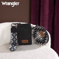 thumbnail image 7 of Wrangler Aztec Keychain Wristlet Wallets for Women Western Dual Pouch Wristlet Credit Card Holder Wallet with Zipper Pocket, Angel-Black, 7 of 7