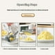 thumbnail image 5 of Injueey Máquina para hacer puré de papas de acero inoxidable, manual, pequeña herramienta para exprimir y hacer jugo de papas grandes, finas Cocina y Comedor gris, 5 of 6
