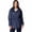 Collegiate Navy, variant on Women's Columbia Lillian Ridge II Rain Jacket – Waterproof Hooded Lightweight Jacket - Large