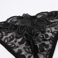 thumbnail image 3 of Bragas de Encaje para Mujer Ropa Interior Sin Entrepierna s Calzoncillos de Lencería Negro Soledad tanga ropa interior para mujeres, 3 of 10